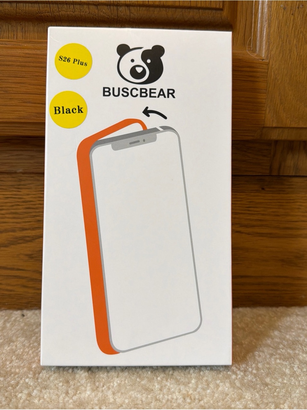 Buscbear Phone Case New Drop Protection Black + S26+ Plus